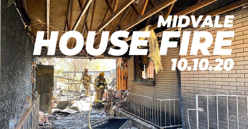 Midvale House Fire 10.10.20