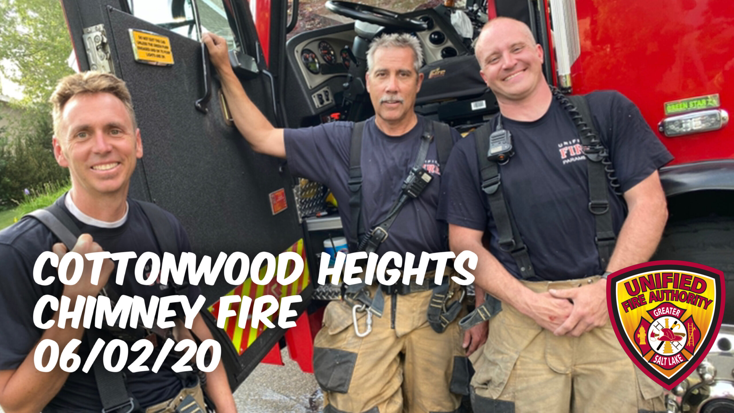 Cottonwood Heights Chimney Fire 6/2/20