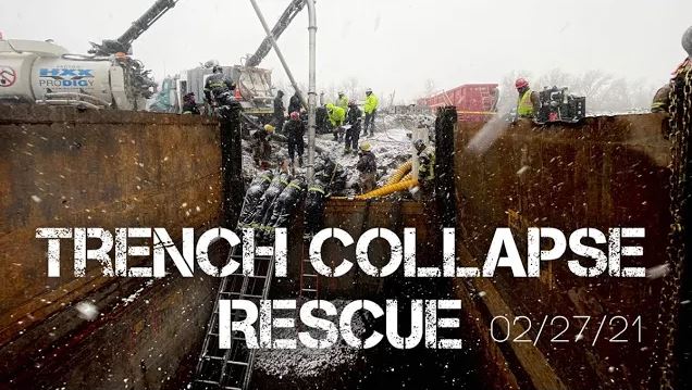 trench collapse rescue 02/27/21