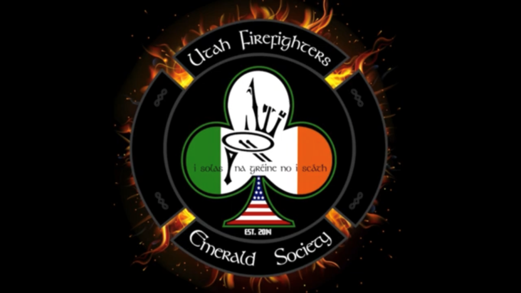 utah firefighters emerald society emblem